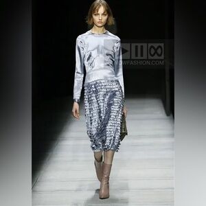 Bottega Veneta grey cocktail dress